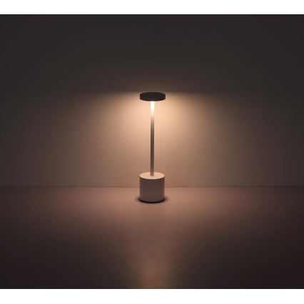 Globo - LED Stmievateľná dotyková stolná lampa LED/1,2W/3,7V 2000K/3500K/7000K 1200 mAh USB biela