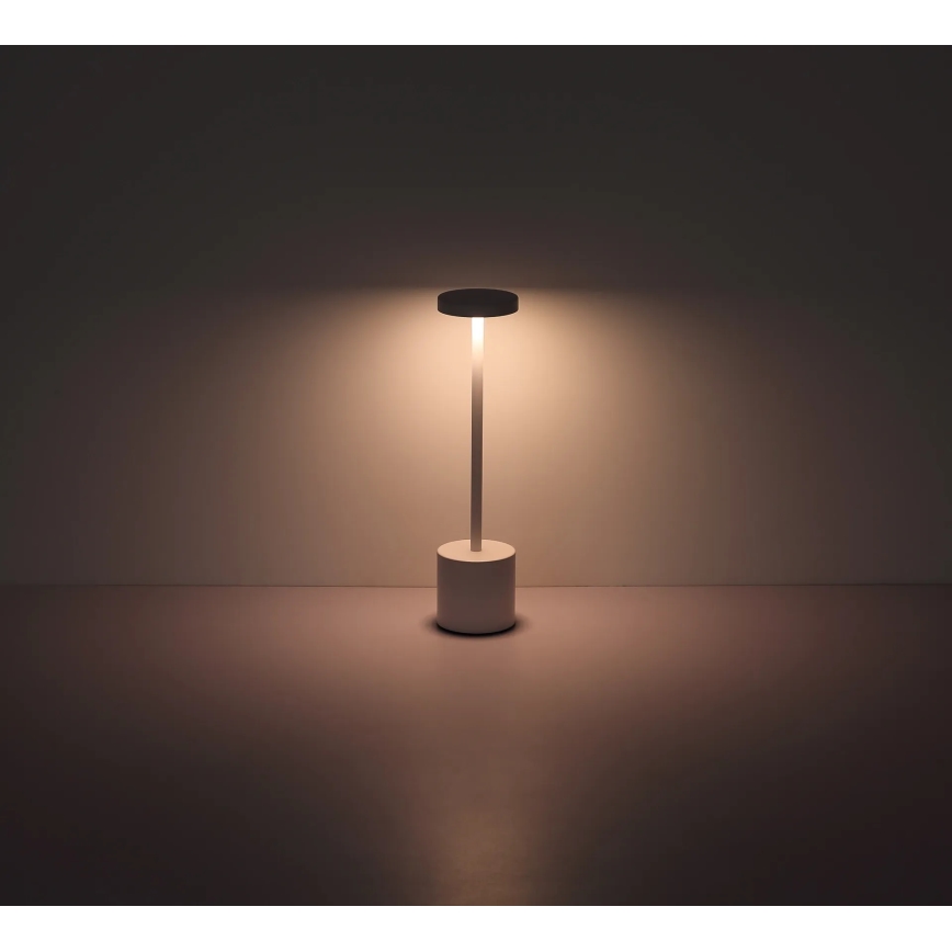 Globo - LED Stmievateľná dotyková stolná lampa LED/1,2W/3,7V 2000K/3500K/7000K 1200 mAh USB biela
