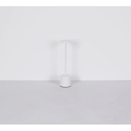 Globo - LED Stmievateľná dotyková stolná lampa LED/1,2W/3,7V 2000K/3500K/7000K 1200 mAh USB biela