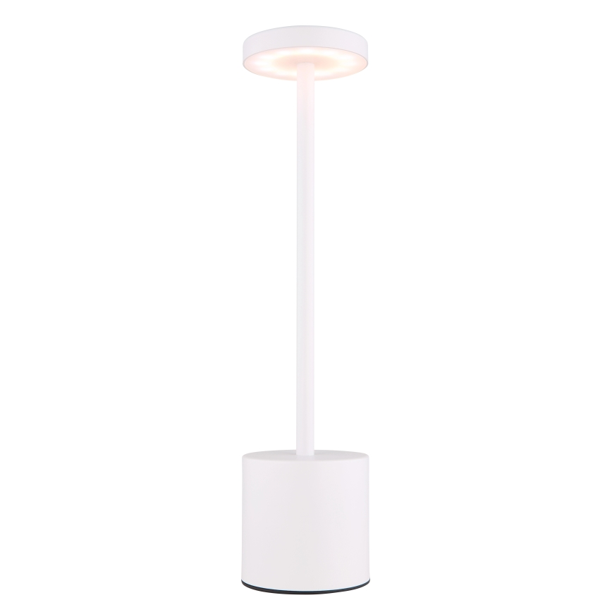 Globo - LED Stmievateľná dotyková stolná lampa LED/1,2W/3,7V 2000K/3500K/7000K 1200 mAh USB biela