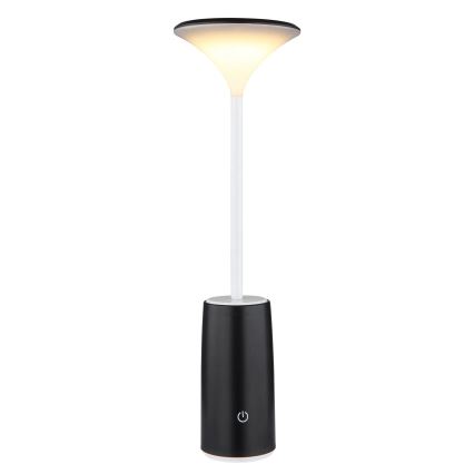 Globo - LED Stmievateľná nabíjacia dotyková stolná lampa LED/1,2W/3,7V 3000K 1500mAh čierna