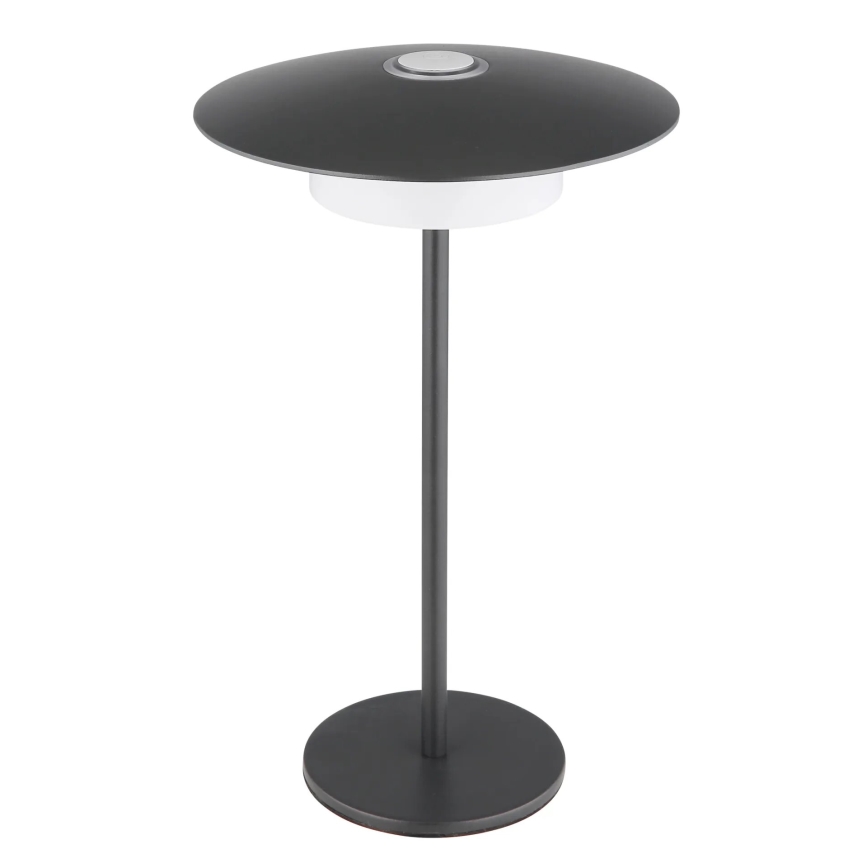 Globo - LED Vonkajšia nabíjacia dotyková stolná lampa LED/3W/3,7V 1800/2700/3000K IP44 1800 mAh šedá
