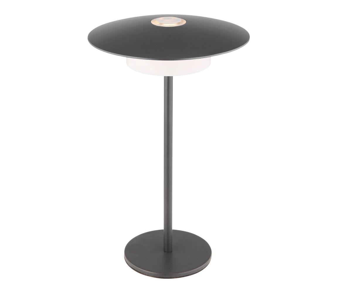 Globo 21024G-LED Nabíjateľná dotyková stolová lampa KYLER LED/3W/3,7V 1800/2700/3000K sivá 21024G