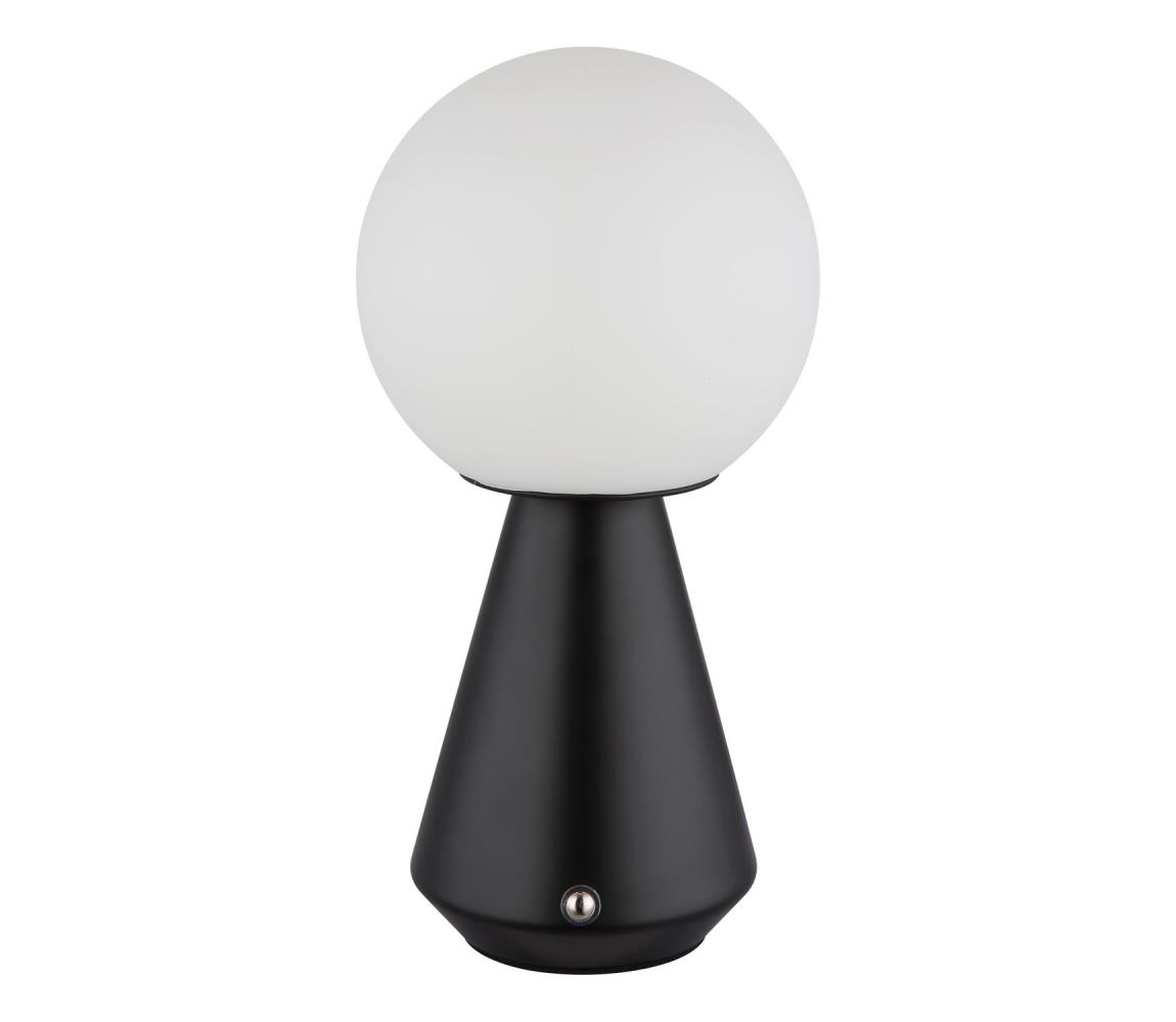 Globo 21029S - LED stmievateľná nabíjacia stolná lampa SORA 1,5W/5V 1800 mAh čie 21029S