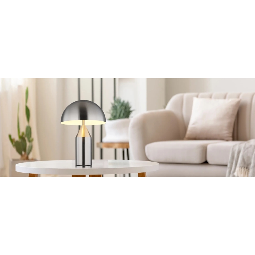 Globo - Stolová lampa 2xE27/40W/230V matný chróm