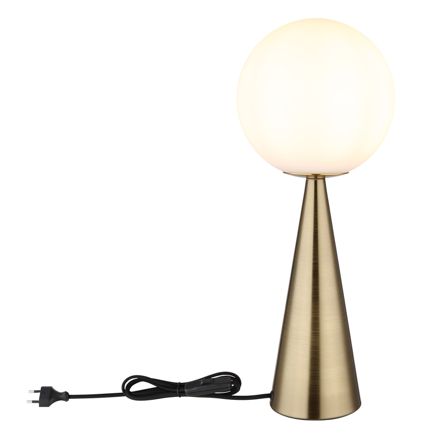 Globo - Stolná lampa 1xE27/40W/230V mosadz