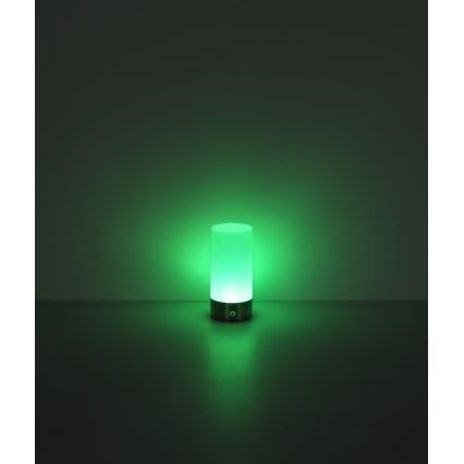 Globo - LED RGBW Stmievateľná dotyková vonkajšia stolná lampa LED/1,8W/5V 1500 mAh čierna