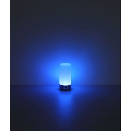 Globo - LED RGBW Stmievateľná dotyková vonkajšia stolná lampa LED/1,8W/5V 1500 mAh čierna