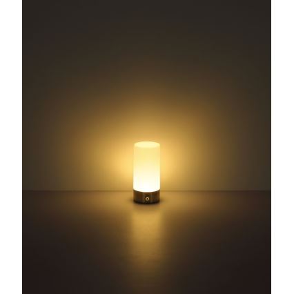 Globo - LED RGBW Stmievateľná dotyková vonkajšia stolná lampa LED/1,8W/5V 1500 mAh čierna