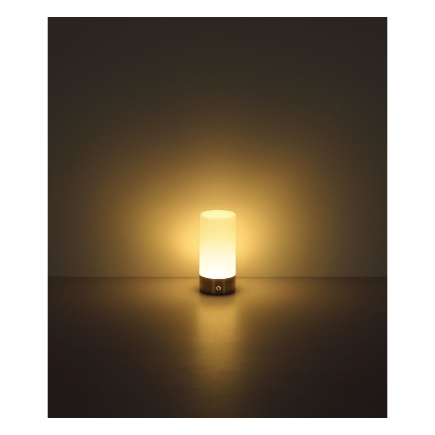 Globo - LED RGBW Stmievateľná dotyková vonkajšia stolná lampa LED/1,8W/5V 1500 mAh čierna