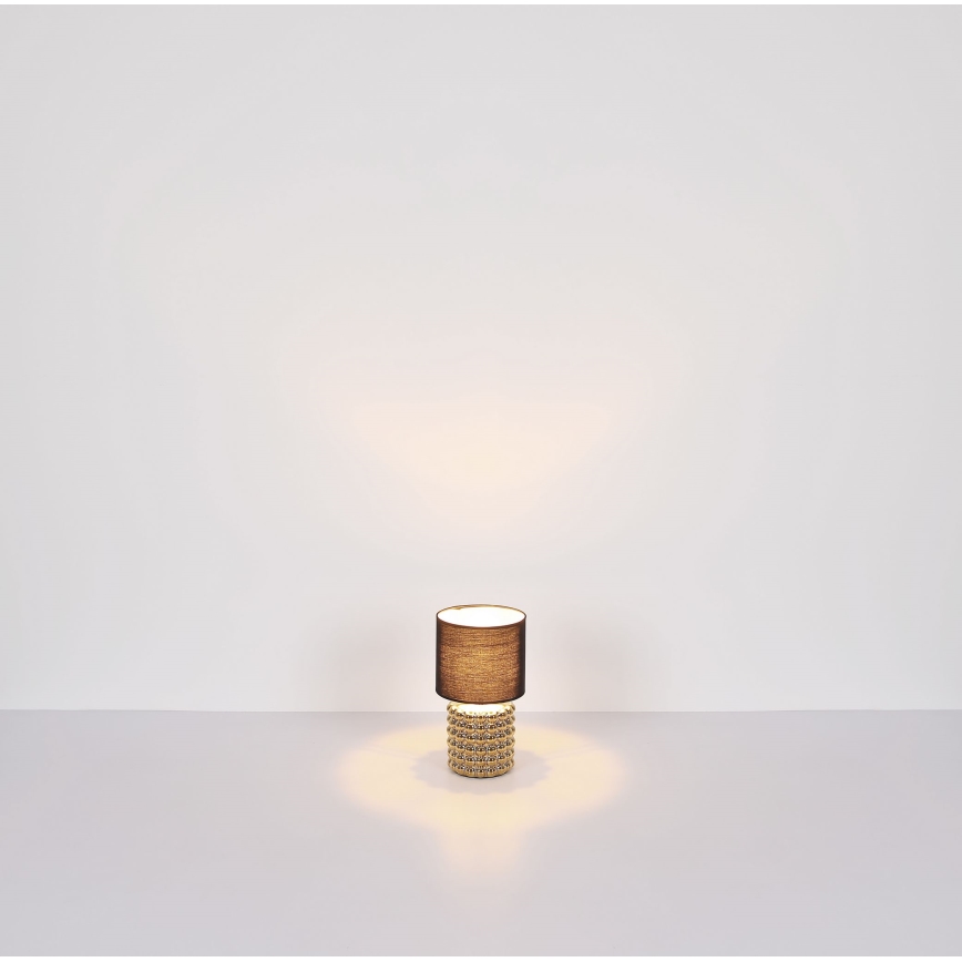 Globo - Stolná lampa 1xE14/40W/230V čierna/zlatá
