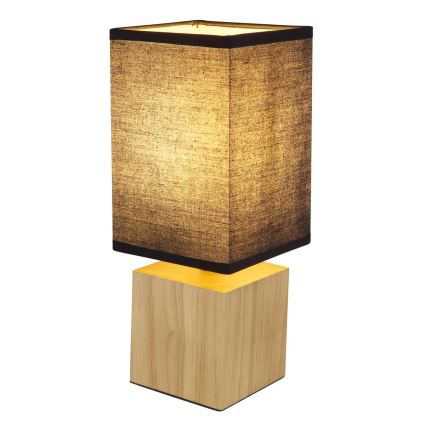 Globo - Stolná lampa 1xE27/7W/230V čierna/hnedá