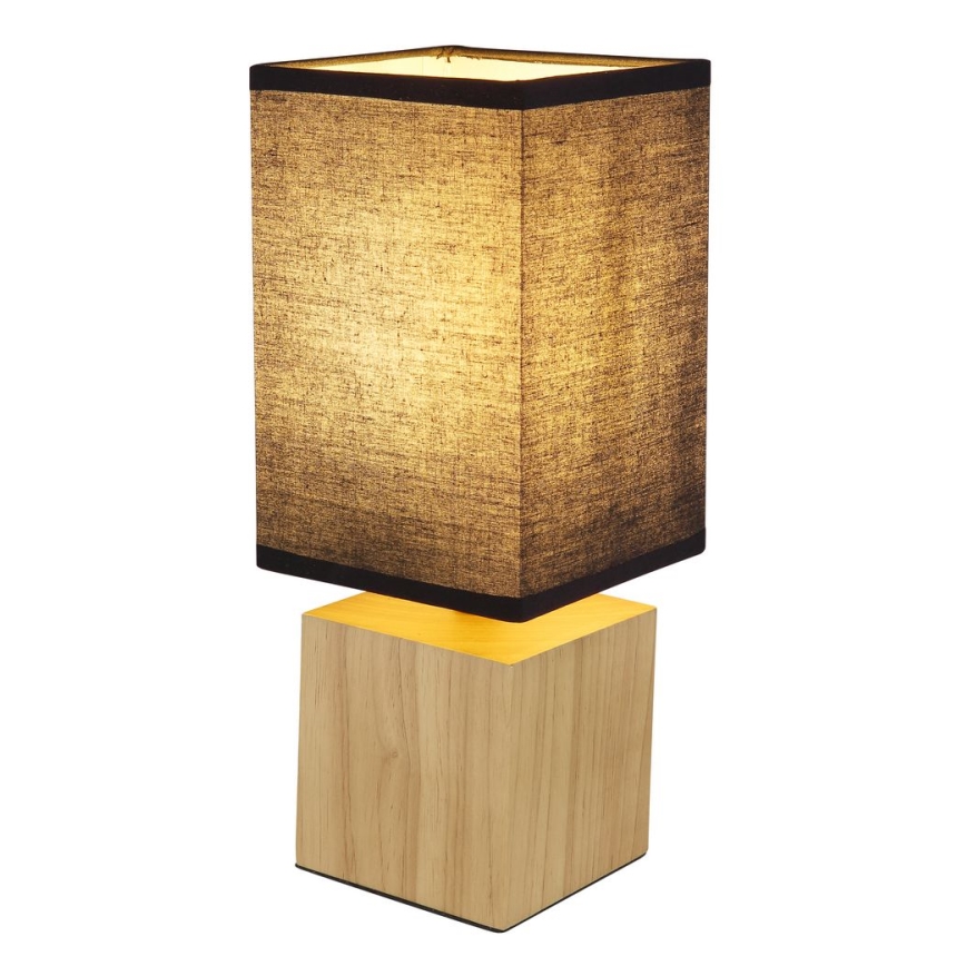 Globo - Stolná lampa 1xE27/7W/230V čierna/hnedá