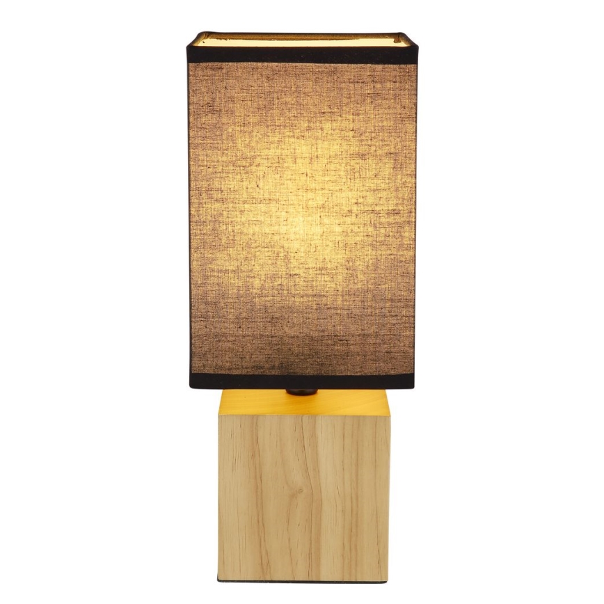 Globo - Stolná lampa 1xE27/7W/230V čierna/hnedá