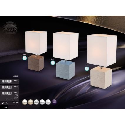 Globo 3496 - Stolná lampa E14/40W/230V