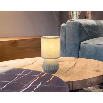 Globo - Stolná lampa 1xE14/40W/230V šedá