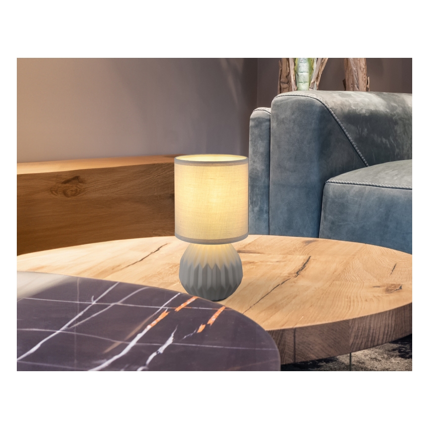 Globo - Stolná lampa 1xE14/40W/230V šedá