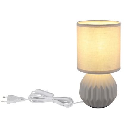 Globo - Stolná lampa 1xE14/40W/230V šedá