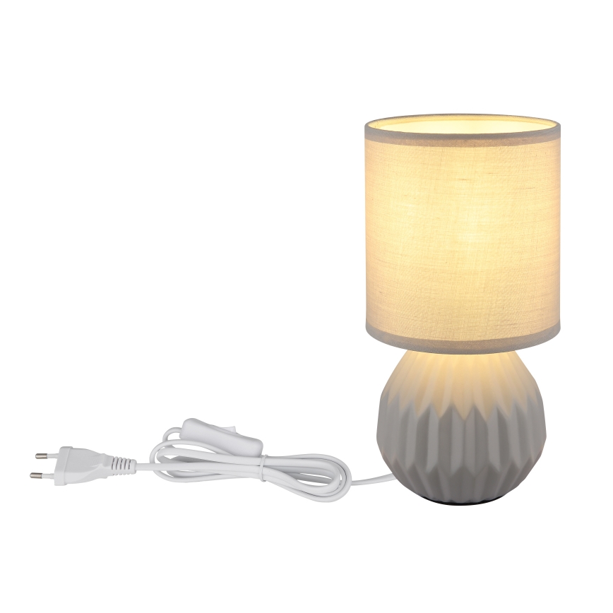 Globo - Stolná lampa 1xE14/40W/230V šedá