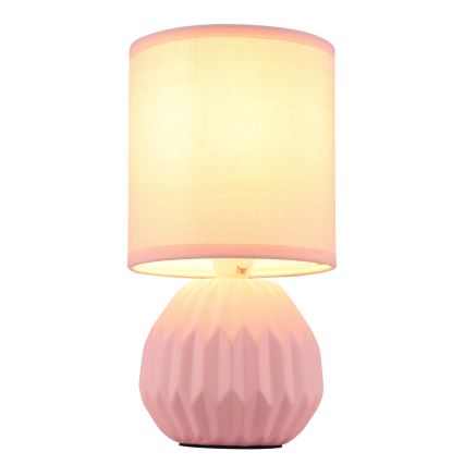 Globo - Stolná lampa 1xE14/40W/230V ružová