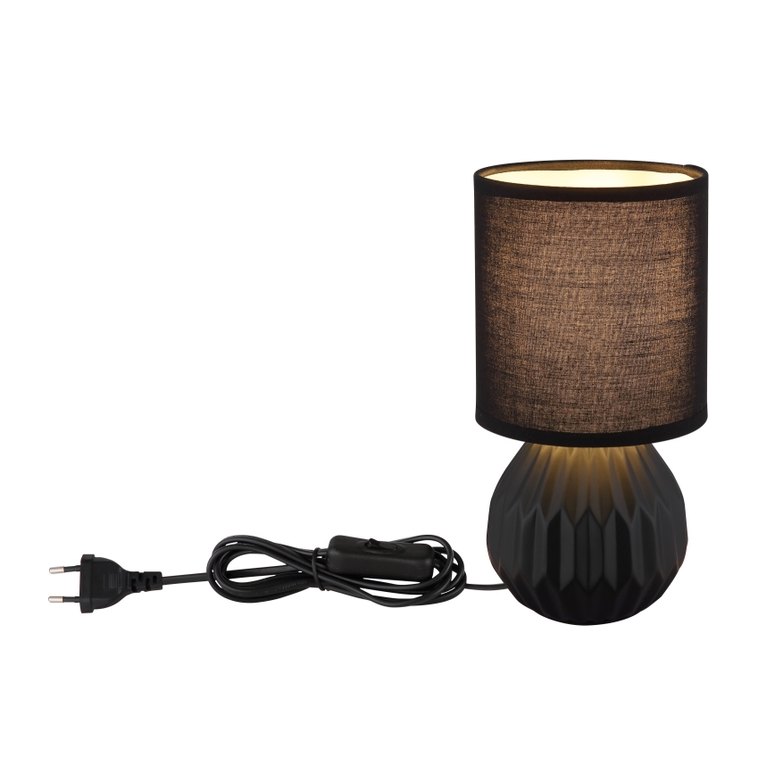 Globo - Stolná lampa 1xE14/40W/230V čierna