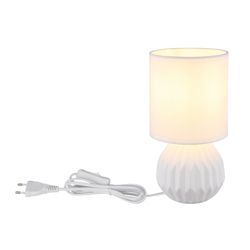 Globo - Stolná lampa 1xE14/40W/230V biela
