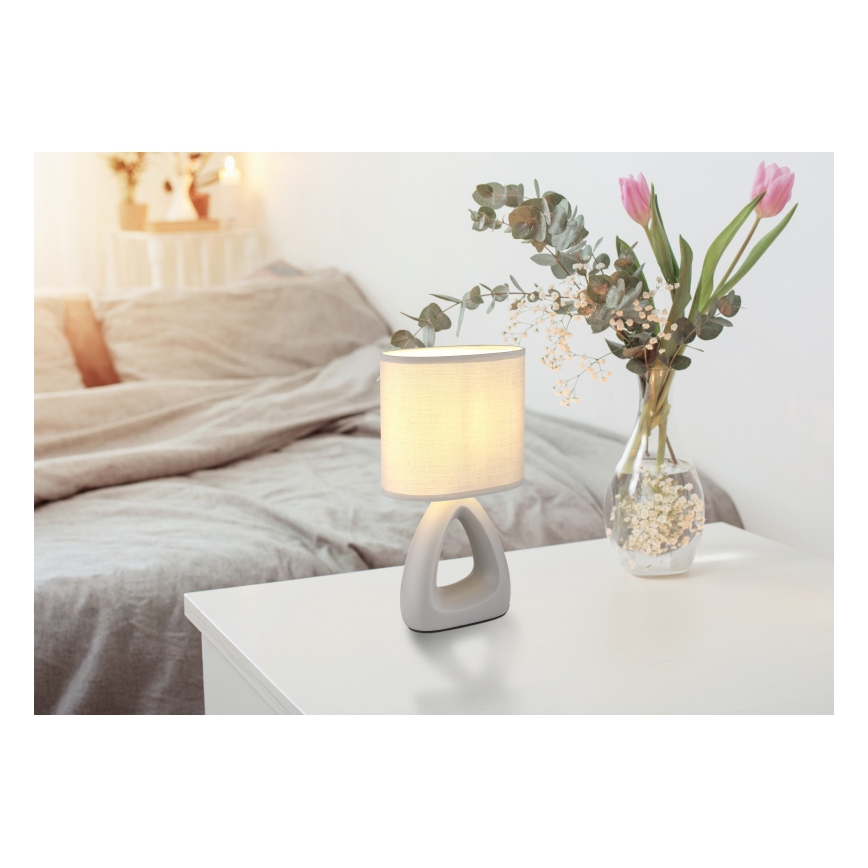Globo - Stolná lampa 1xE14/40W/230V šedá