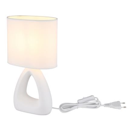 Globo - Stolná lampa 1xE14/40W/230V biela