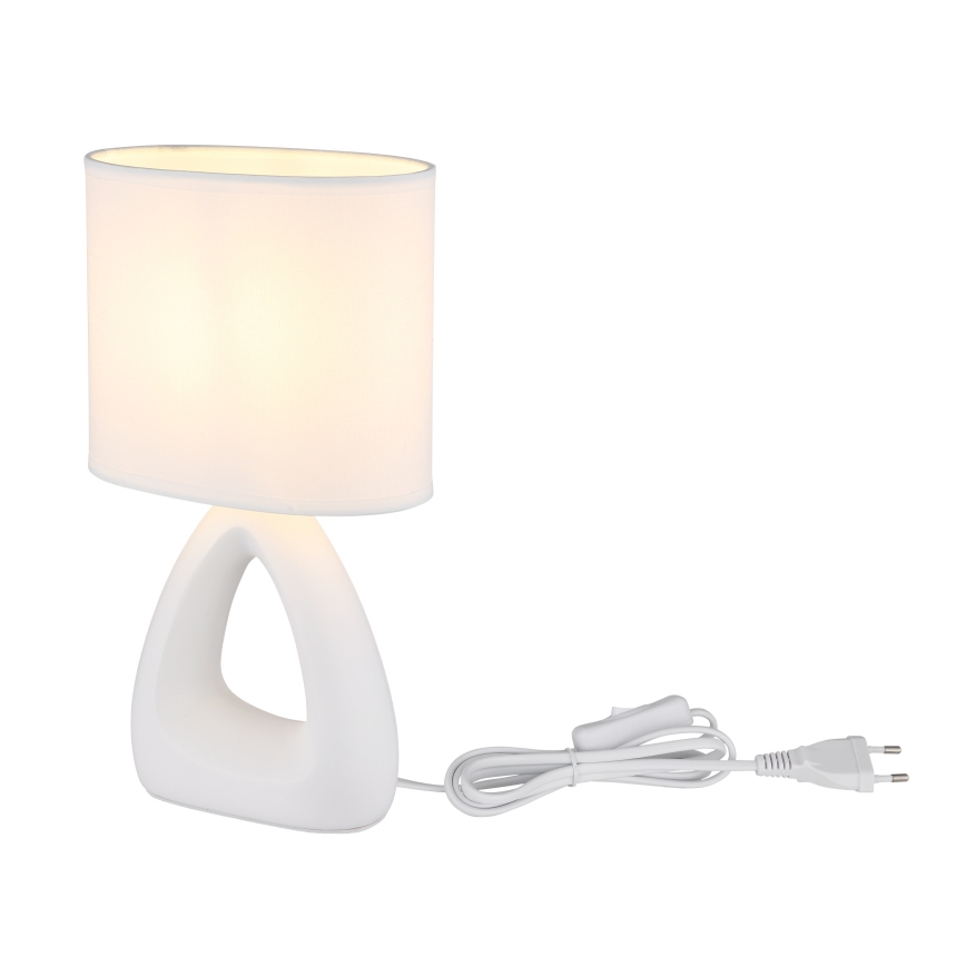 Globo - Stolná lampa 1xE14/40W/230V biela