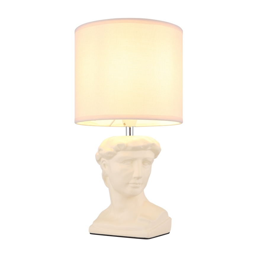 Globo - Stolná lampa 1xE14/40W/230V krémová