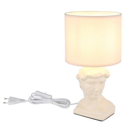 Globo - Stolná lampa 1xE14/40W/230V krémová