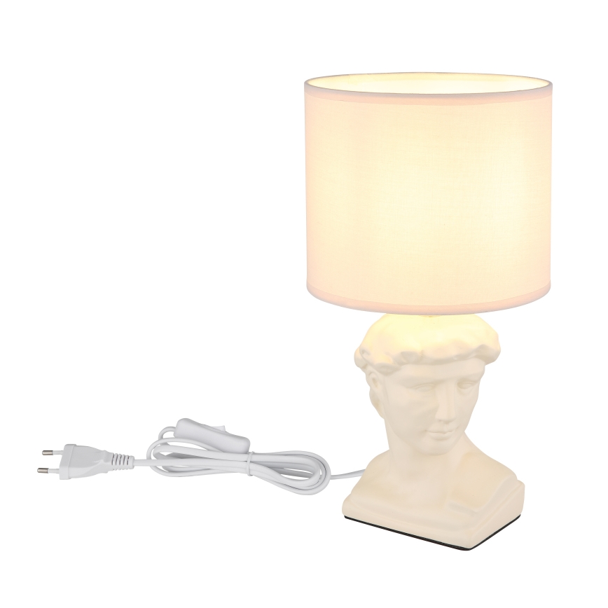 Globo - Stolná lampa 1xE14/40W/230V krémová