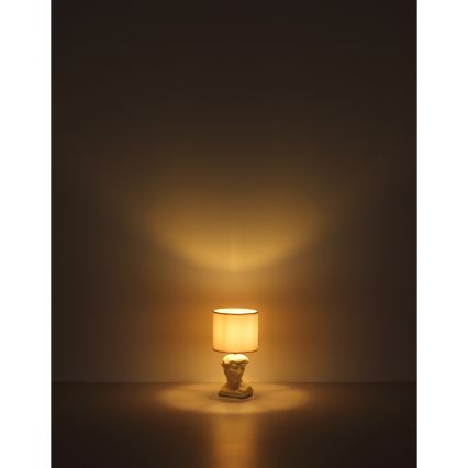 Globo - Stolná lampa 1xE14/40W/230V krémová