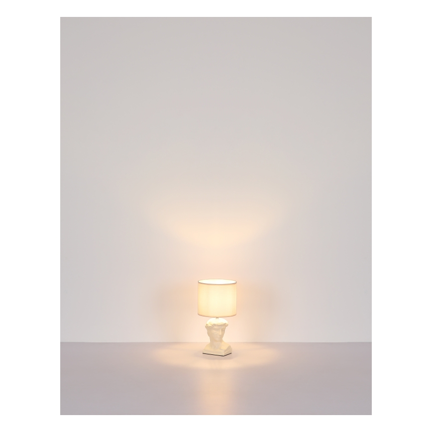 Globo - Stolná lampa 1xE14/40W/230V krémová