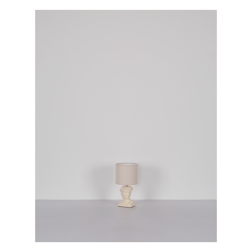 Globo - Stolná lampa 1xE14/40W/230V krémová