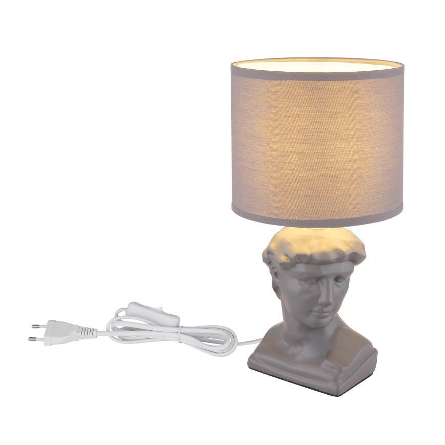Globo - Stolná lampa 1xE14/40W/230V šedá
