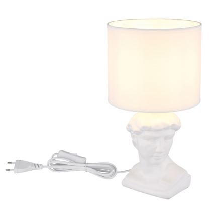 Globo - Stolná lampa 1xE14/40W/230V biela