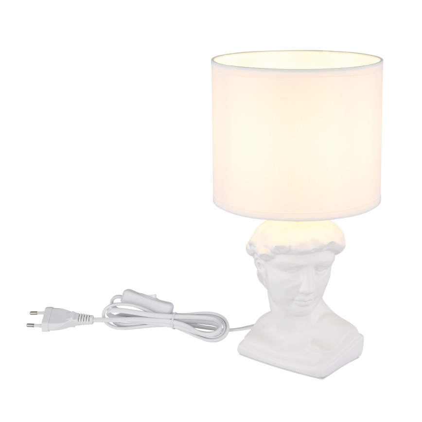 Globo - Stolná lampa 1xE14/40W/230V biela