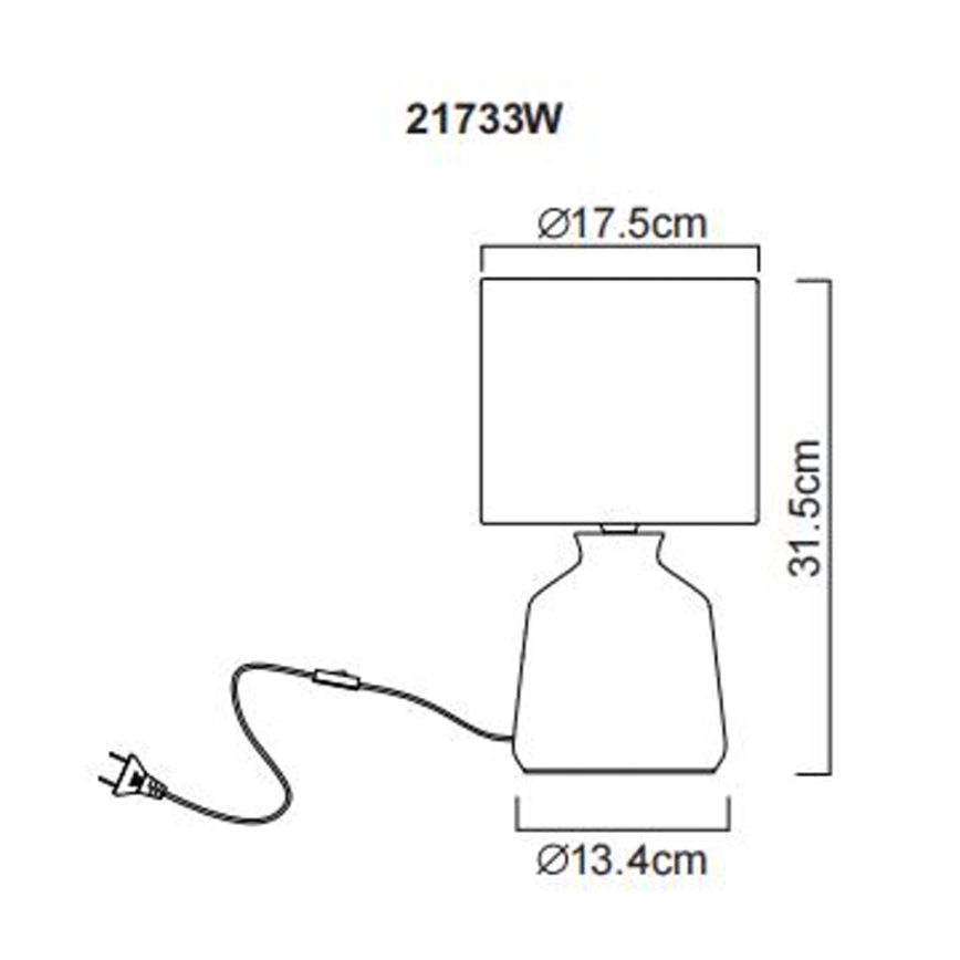 Globo - Stolná lampa 1xE14/40W/230V