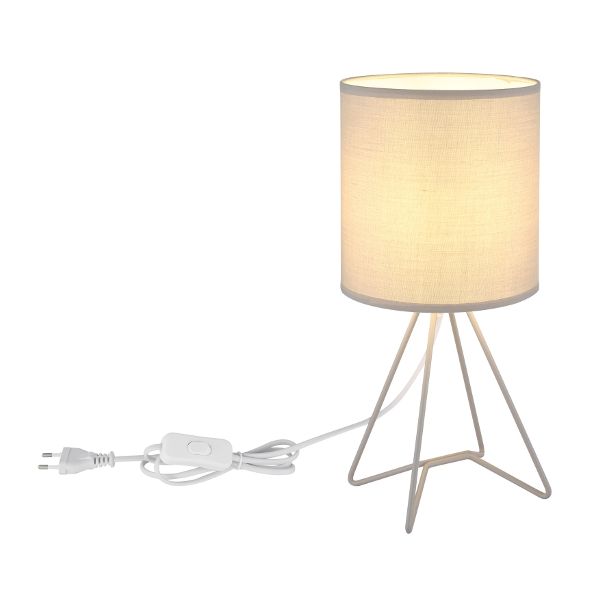 Globo - Stolná lampa 1xE14/40W/230V sivá