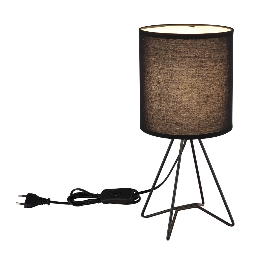 Globo - Stolná lampa 1xE14/40W/230V čierna
