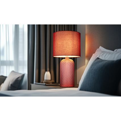 Globo - Stolná lampa 1xE27/60W/230V červená