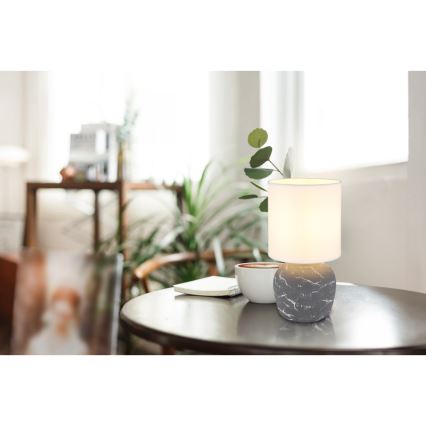 Globo - Stolná lampa 1xE14/40W/230V šedá