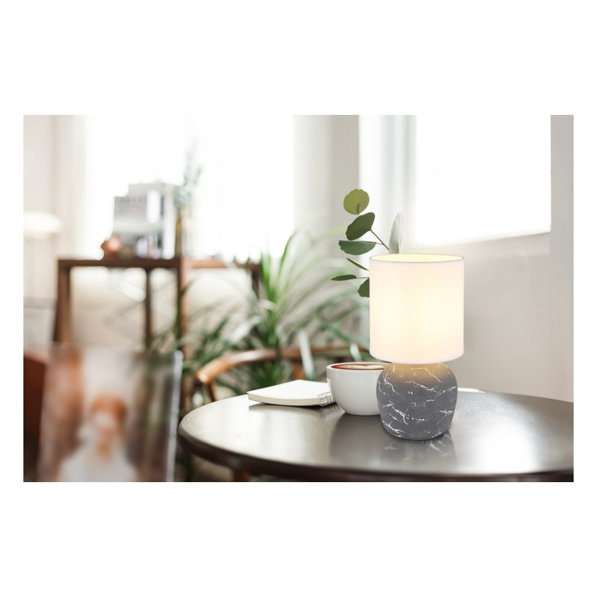 Globo - Stolná lampa 1xE14/40W/230V šedá