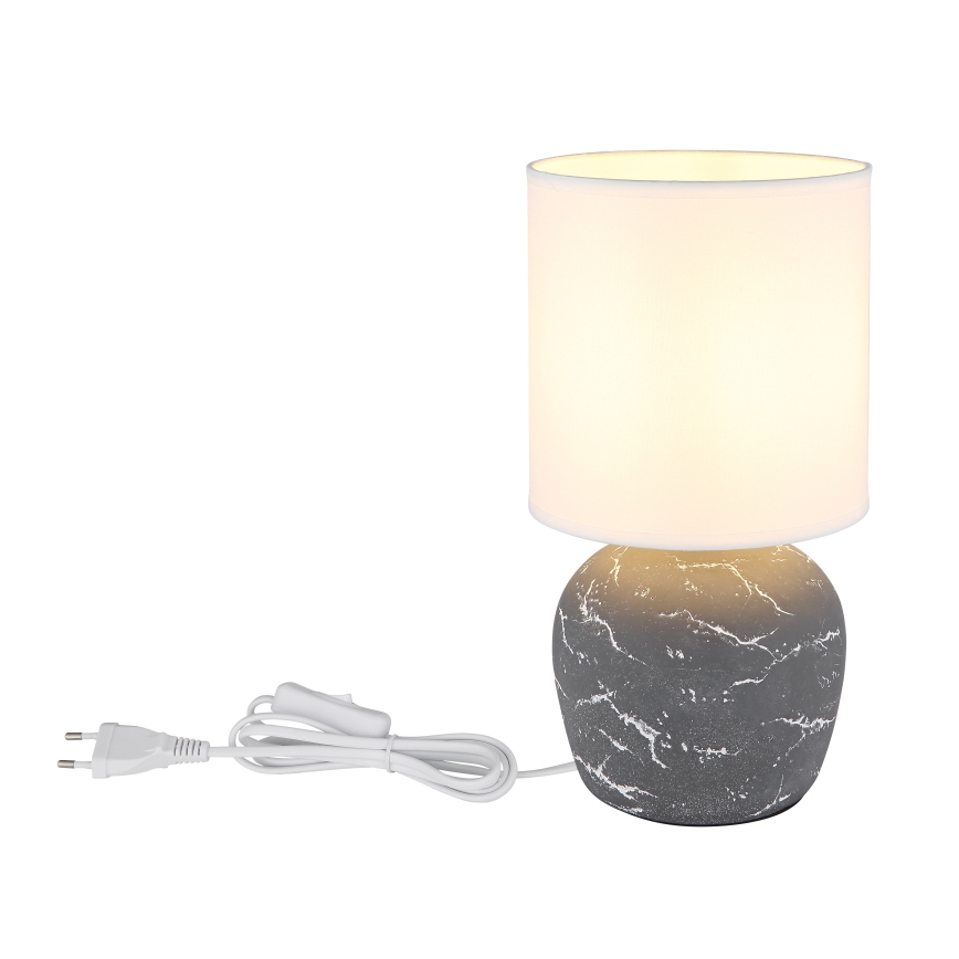 Globo - Stolná lampa 1xE14/40W/230V šedá