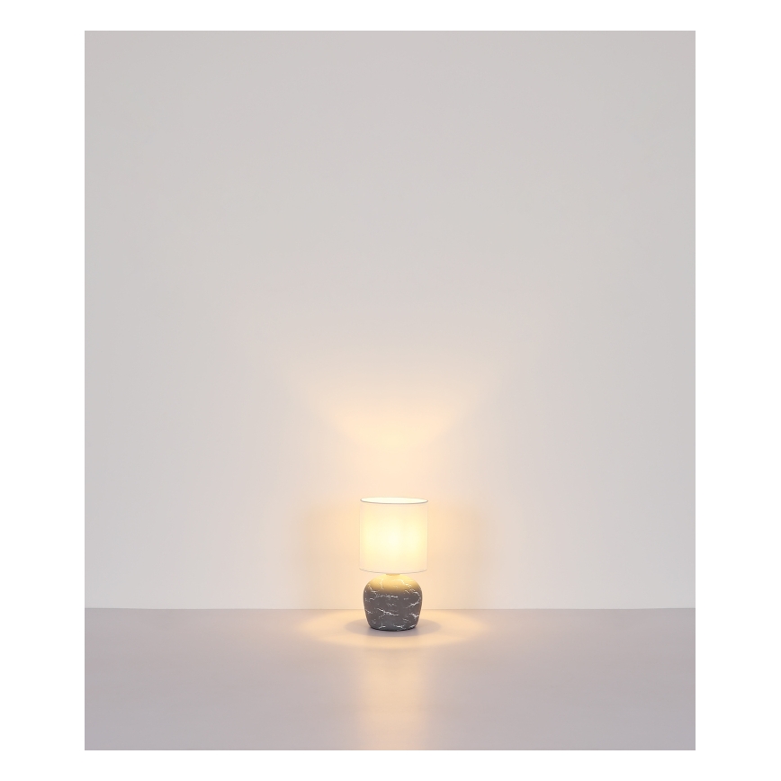 Globo - Stolná lampa 1xE14/40W/230V šedá