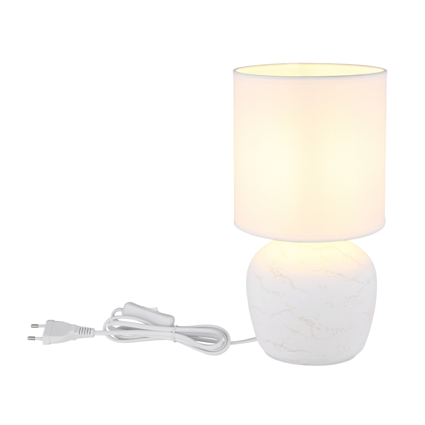 Globo - Stolná lampa 1xE14/40W/230V biela