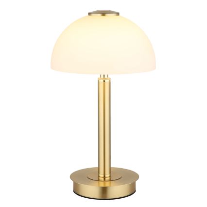 Globo - LED stmievateľná dotyková stolná lampa LED/7W/230V 3000K mosadz