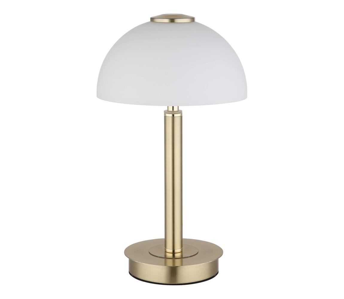 Globo 21953M - LED stmievateľná dotyková stolová lampa ULDIN LED/7W/230V 3000K mosadz 21953M