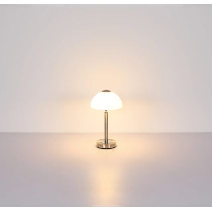 Globo - stmievateľná dotyková stolná LED lampa LED/7W/230V 3000K matný chróm